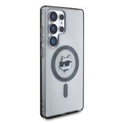Husa premium pentru  Samsung Galaxy S25 Ultra Karl Lagerfeld compatibila Magsafe - Gri mat