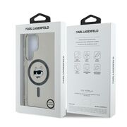 Husa premium pentru  Samsung Galaxy S25 Ultra Karl Lagerfeld compatibila Magsafe - Gri mat