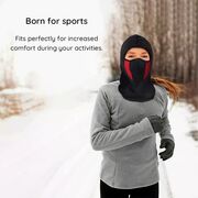 Cagula tactica, masca protectie Ninja Tactical Breathable Mouth Guard, Soft Polyester Fiber, negru