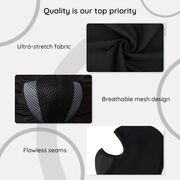 Cagula tactica, masca protectie Ninja Tactical Breathable Mouth Guard, Soft Polyester Fiber, negru