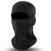 Cagula moto de iarna, fular barbati Techsuit, negru