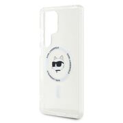 Husa premium pentru  Samsung Galaxy S25 Ultra Karl Lagerfeld compatibila Magsafe - Clear