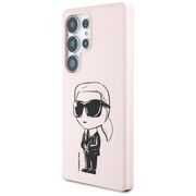 Husa premium pentru  Samsung Galaxy S25 Ultra Karl Lagerfeld compatibila Magsafe - Roz