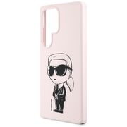 Husa premium pentru  Samsung Galaxy S25 Ultra Karl Lagerfeld compatibila Magsafe - Roz