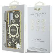 Husa premium pentru  Samsung Galaxy S25 Ultra compatibila MagSafe Guess Luxury Series - Maro deschis