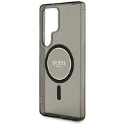 Husa premium pentru  Samsung Galaxy S25 Ultra compatibila MagSafe Guess Luxury Series - Negru denim