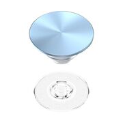 Popsockets original, suport cu functii multiple, Aluminum Blue Sigh