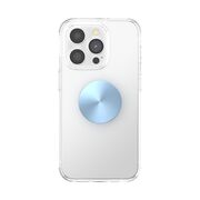 Popsockets original, suport cu functii multiple, Aluminum Blue Sigh