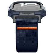 Husa pentru Apple Watch 10 46mm + Curea - Spigen Lite Fit "Pro" - Navy Blue