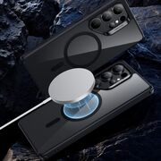 Husa premium pentru  Samsung Galaxy S25 Ultra compatibila MagSafe ESR - Classic Hybrid HaloLock - Transparent negru