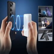Husa premium pentru  Samsung Galaxy S25 Ultra compatibila MagSafe ESR - Classic Hybrid HaloLock - Negru mat
