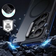 Husa premium pentru  Samsung Galaxy S25 Ultra compatibila MagSafe ESR - Classic Hybrid HaloLock - Negru mat