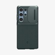 Husa premium pentru  Samsung Galaxy S25 Ultra Spigen - Optik Armor - Verde inchis