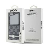 Husa premium pentru  Samsung Galaxy Z Flip 6 DKNY Pattern Energy - Gri