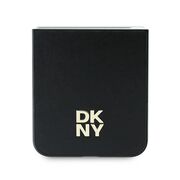 Husa premium pentru  Samsung Galaxy Z Flip 6 DKNY Pattern Energy - Negru mat