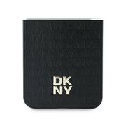 Husa premium pentru  Samsung Galaxy Z Flip 6 DKNY Pattern Energy - Negru