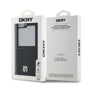 Husa premium pentru  Samsung Galaxy Z Flip 6 DKNY Pattern Energy - Negru