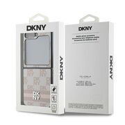 Husa premium pentru  Samsung Galaxy Z Flip 6 DKNY Pattern Energy - Roz