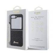 Husa premium pentru  Samsung Galaxy Z Flip 6 Guess Elegance Series - Negru