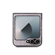 Husa premium pentru  Samsung Galaxy Z Flip 6 Guess Elegance Series - Roz
