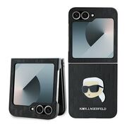 Husa premium pentru  Samsung Galaxy Z Flip 6 Karl Lagerfeld superior quality - Negru darth vader