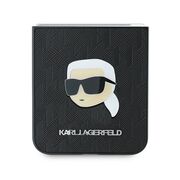 Husa premium pentru  Samsung Galaxy Z Flip 6 Karl Lagerfeld superior quality - Negru darth vader