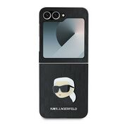 Husa premium pentru  Samsung Galaxy Z Flip 6 Karl Lagerfeld superior quality - Negru darth vader