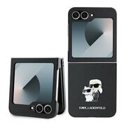 Husa premium pentru  Samsung Galaxy Z Flip 6 Karl Lagerfeld superior quality - Negru denim