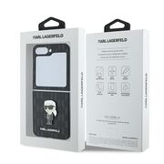 Husa premium pentru  Samsung Galaxy Z Flip 6 Karl Lagerfeld superior quality - Negru