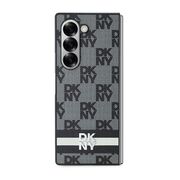 Husa premium pentru  Samsung Galaxy Z Fold 6 DKNY Pattern Energy - Gri inchis