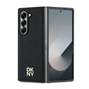 Husa premium pentru  Samsung Galaxy Z Fold 6 DKNY Pattern Energy - Negru