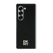 Husa premium pentru  Samsung Galaxy Z Fold 6 DKNY Pattern Energy - Negru