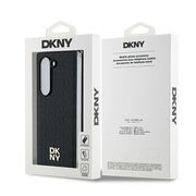 Husa premium pentru  Samsung Galaxy Z Fold 6 DKNY Pattern Energy - Negru