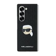 Husa premium pentru  Samsung Galaxy Z Fold 6 Karl Lagerfeld superior quality - Negru royal