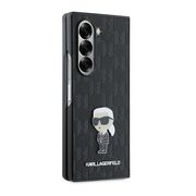 Husa premium pentru  Samsung Galaxy Z Fold 6 Karl Lagerfeld superior quality - Negru