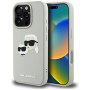 Husa premium pentru  iPhone 16 Pro Karl Lagerfeld superior quality - Gri