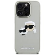 Husa premium pentru  iPhone 16 Pro Karl Lagerfeld superior quality - Gri