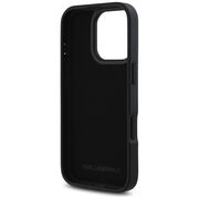 Husa premium pentru  iPhone 16 Pro Max Karl Lagerfeld superior quality - Negru mat