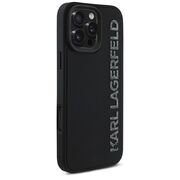 Husa premium pentru  iPhone 16 Pro Max Karl Lagerfeld superior quality - Negru royal