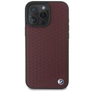 Husa premium pentru  iPhone 16 Pro Max compatibila MagSafe BMW Signature - Bordeaux