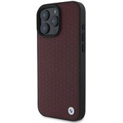 Husa premium pentru  iPhone 16 Pro Max compatibila MagSafe BMW Signature - Bordeaux