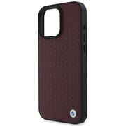Husa premium pentru  iPhone 16 Pro Max compatibila MagSafe BMW Signature - Bordeaux