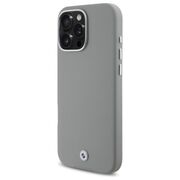 Husa premium pentru  iPhone 16 Pro Max compatibila MagSafe BMW Signature - Gri