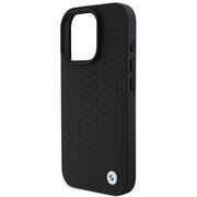 Husa premium pentru  iPhone 16 Pro Max compatibila MagSafe BMW Signature - Negru denim