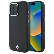 Husa premium pentru  iPhone 16 Pro Max compatibila MagSafe BMW Signature - Negru electric