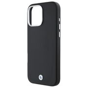 Husa premium pentru  iPhone 16 Pro Max compatibila MagSafe BMW Signature - Negru electric