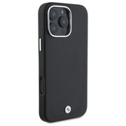 Husa premium pentru  iPhone 16 Pro Max compatibila MagSafe BMW Signature - Negru electric