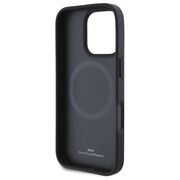 Husa premium pentru  iPhone 16 Pro Max compatibila MagSafe BMW Signature - Negru mat