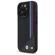Husa premium pentru  iPhone 16 Pro Max compatibila MagSafe BMW Signature - Negru print