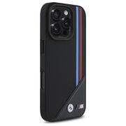 Husa premium pentru  iPhone 16 Pro Max compatibila MagSafe BMW Signature - Negru print